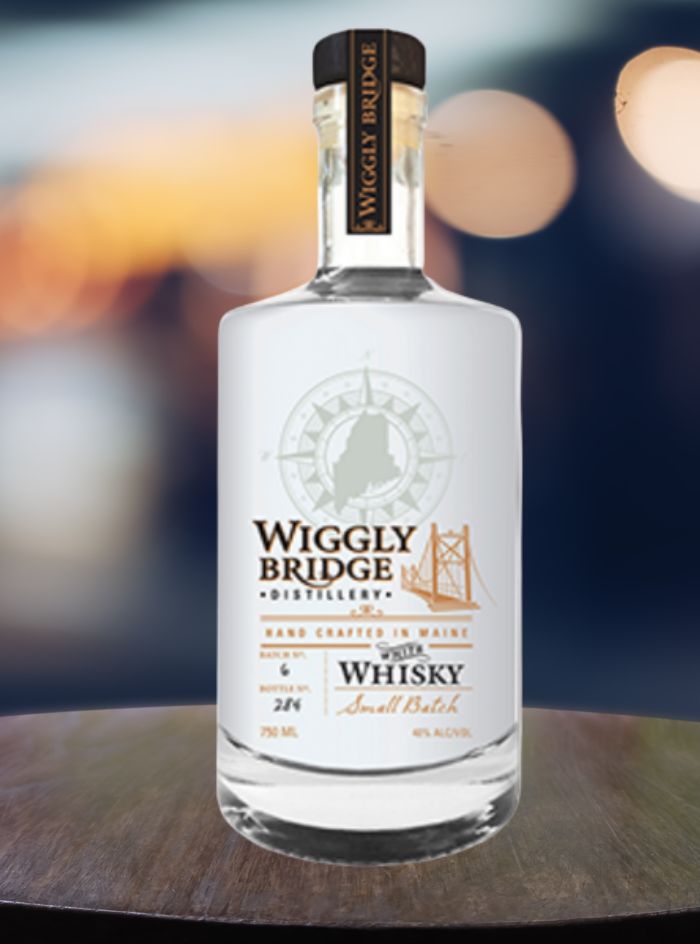 Wiggly Bridge Distillery White Whiskey