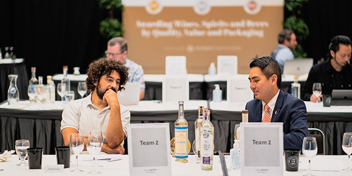 Tamir-Ben-Shalom and Paul Barcelo at the 2021 USA Spirits Ratings