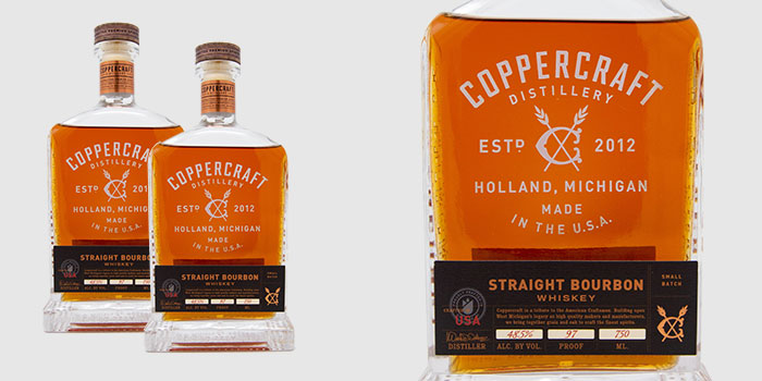 Spirit of the Year Coppercraft Distillery Straight Bourbon Whiskey from Coppercraft Distillery