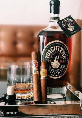 Michter’s Bourbon with Fine Cigar