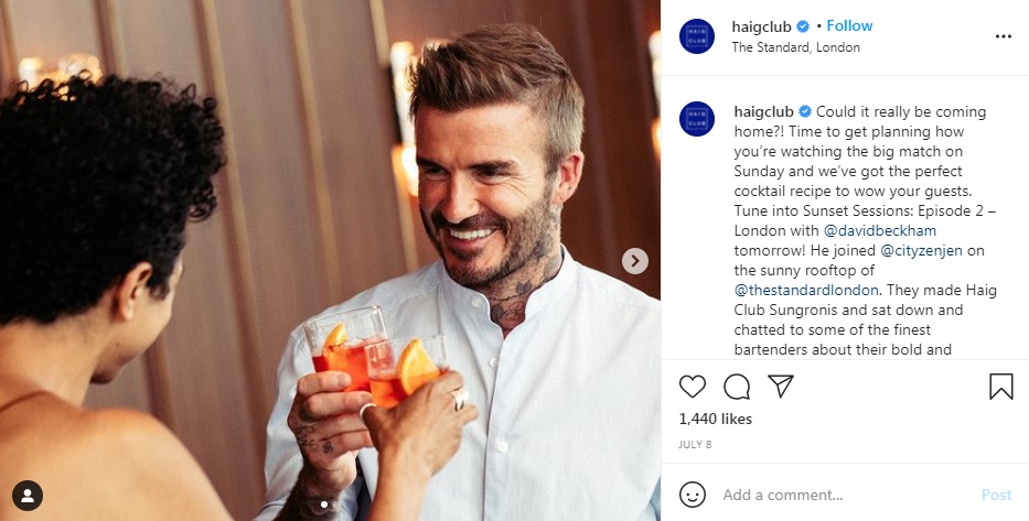 Haig Club – David Beckham