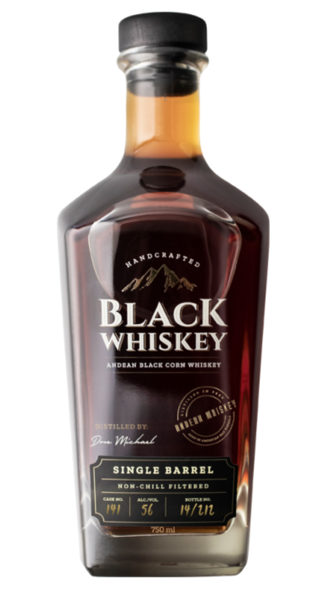 Black Whiskey - Single Barrel from Peru - Winner of Gold medal at the ...