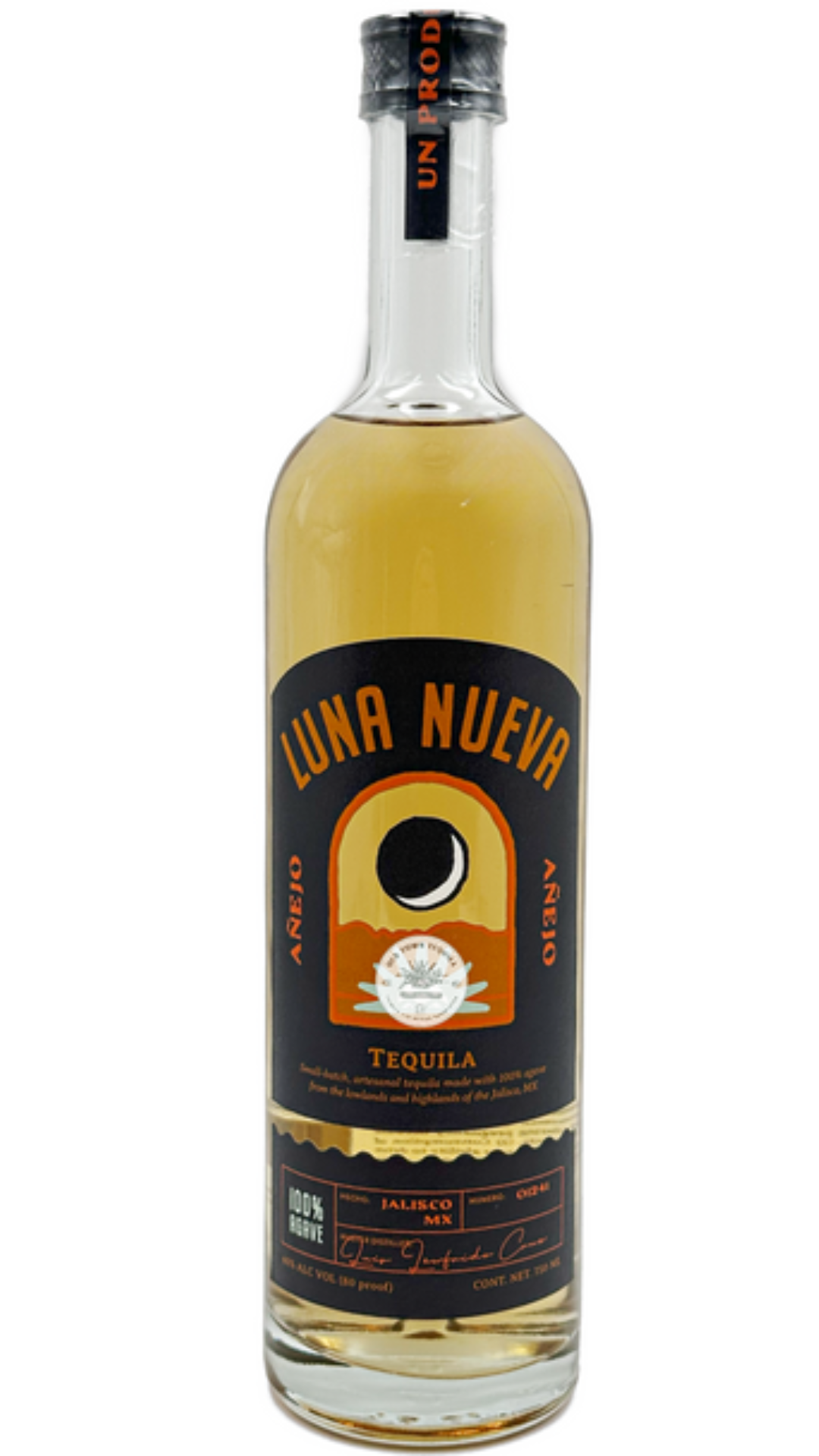 Luna Nueva Tequila Anejo from Mexico Winner of Gold medal at the USA