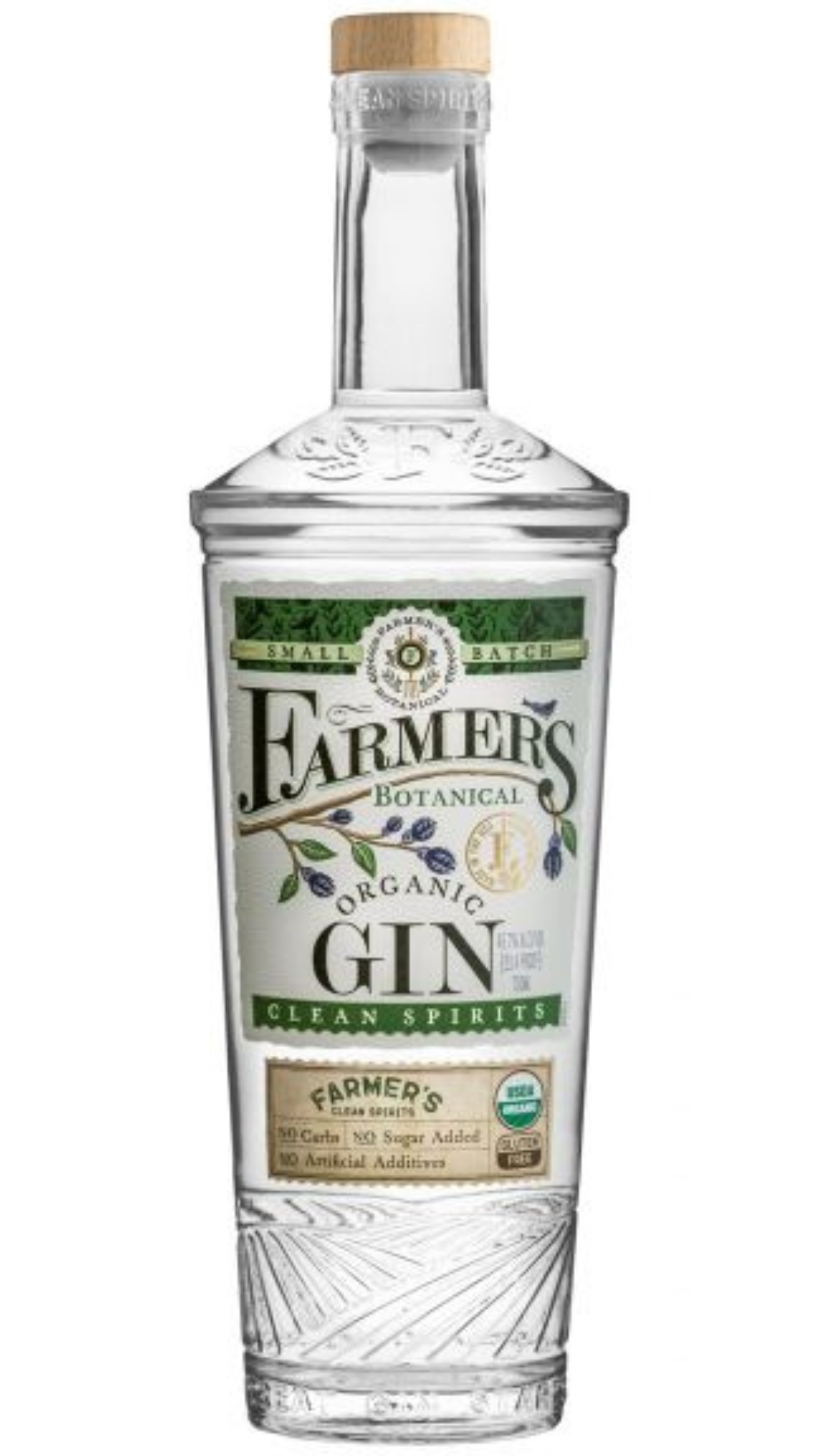 Farmer's Organic Gin from United States Winner of Silver medal at the