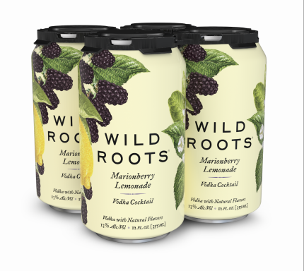 Logo for: Wild Roots Marionberry Lemonade Vodka Cocktail